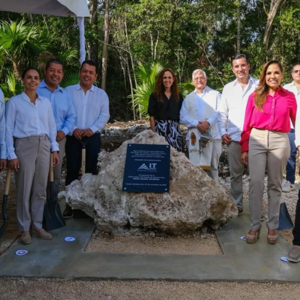 Colocan primera piedra del Instituto Tepeyac Cancún