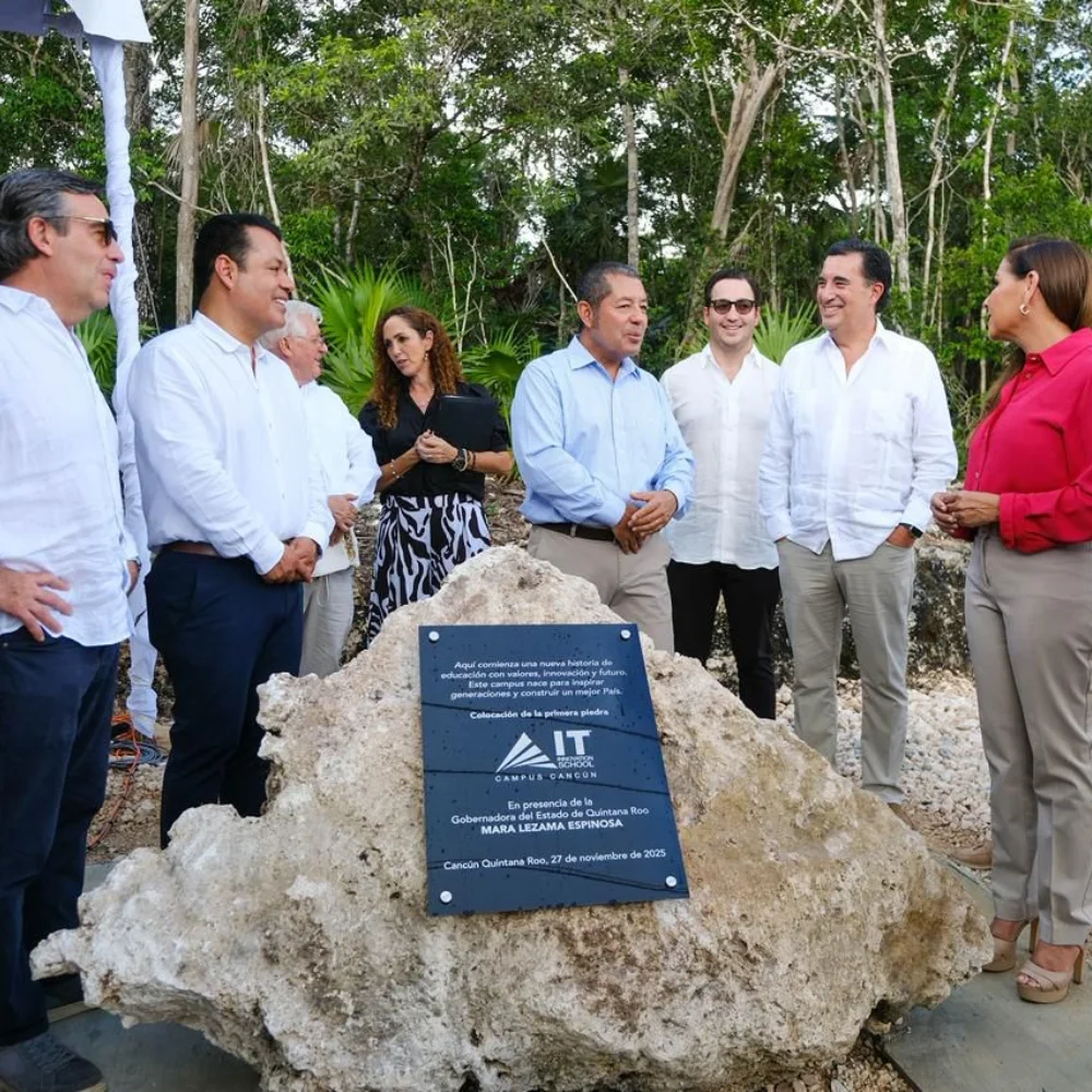Quintana Roo fortalece su infraestructura educativa con la primera piedra del Instituto Tepeyac Cancún